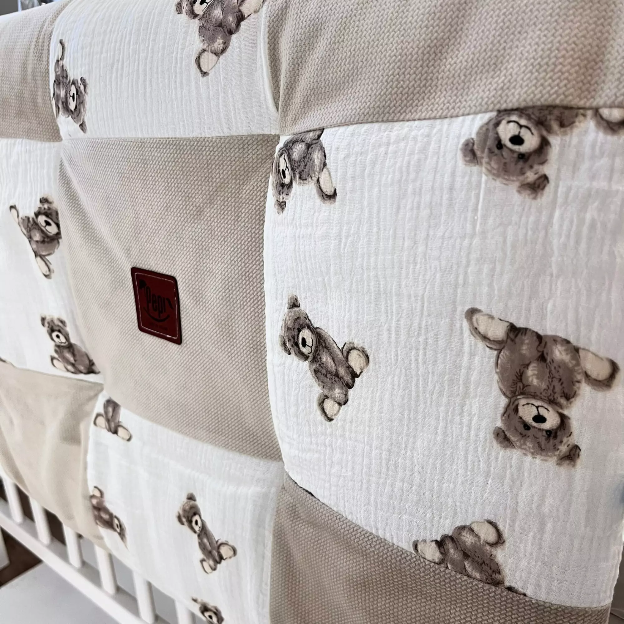 5 Zestaw dziecięcy patchwork poduszka i kołderka