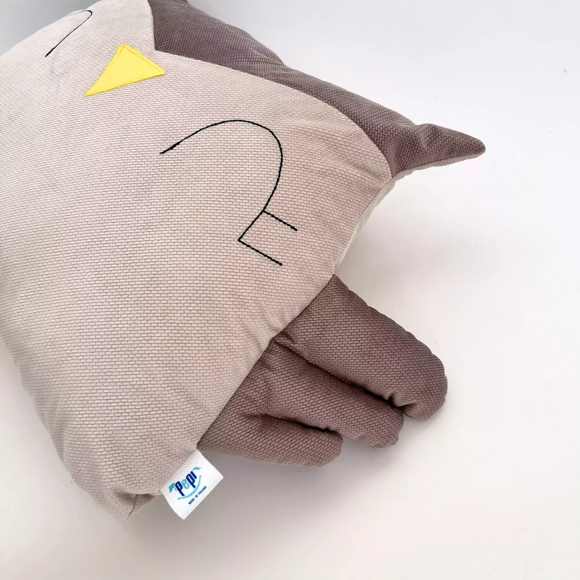 Poduszka sowa Cappucino Taupe3