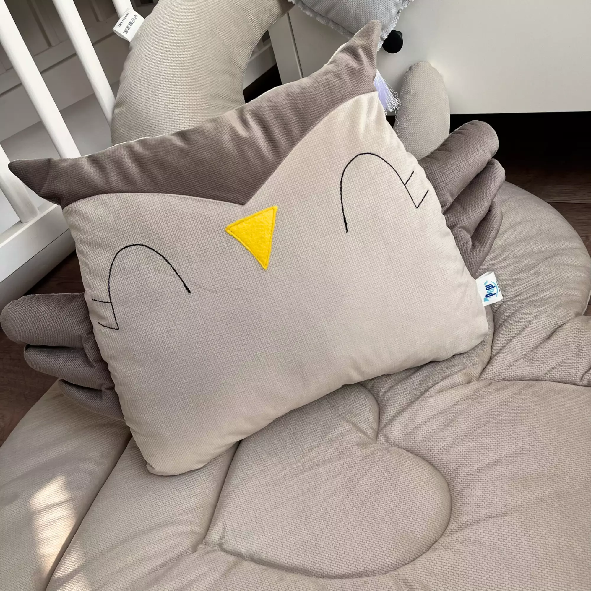 Poduszka sowa Cappucino Taupe5