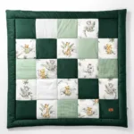 Dětská hrací podložka Patchwork 115 × 115 cm – měkká podložka pro hraní a odpočinek