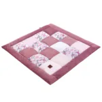 Dětská hrací podložka Patchwork 100 × 100 cm – bavlna & velvet Hummingbird