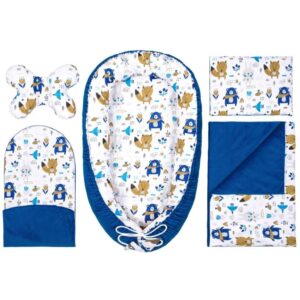 5-dílná sada - Blue Bear velvet
