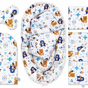 6-dílná sada s zavinovačkou - Blue Bear
